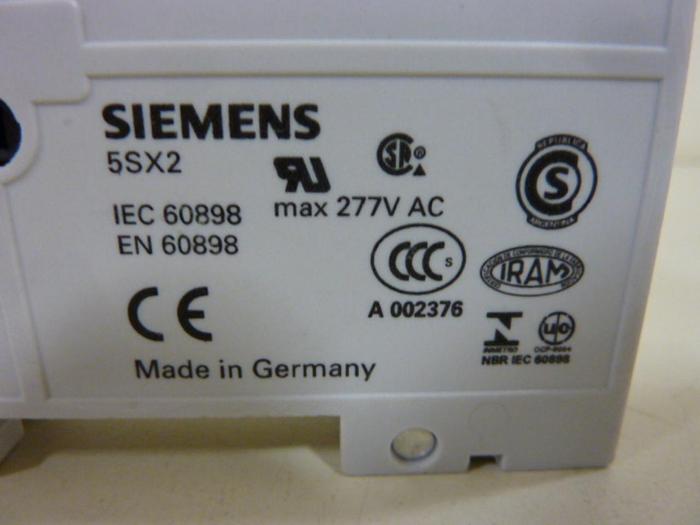 Used SIEMENS 1 Amp Circuit Breaker 5SX21D16 #52196