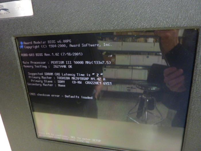 Used CALIFORNIA DESIGNS & SYSTEMS Operator Interface FX15 #49627