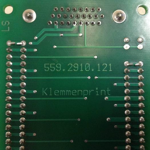 Used KLEMMENPRINT Circuit Board 559.2910.121 #85846