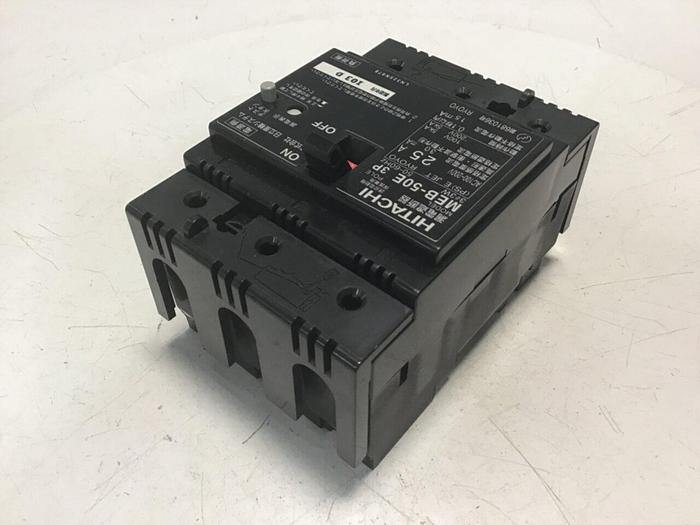 Used HITACHI 25 Amp Breaker MEB-50E #127851
