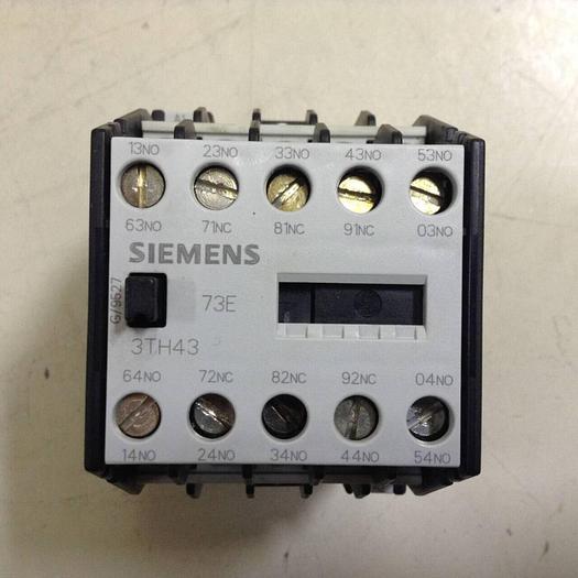 Used SIEMENS Contactor 3TH43 #86509