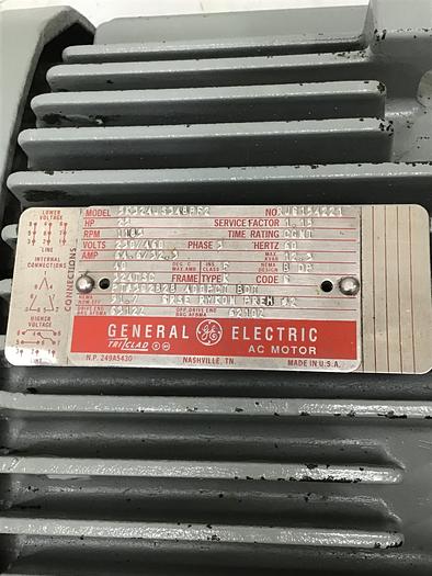 Used GENERAL ELECTRIC 25 HP AC Motor 5K324JS348PF2 Used #142979
