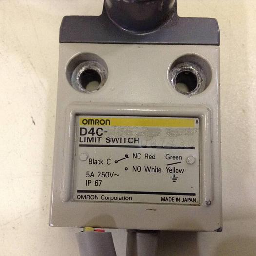 Used OMRON Limit Switch D4C-9033 #73677