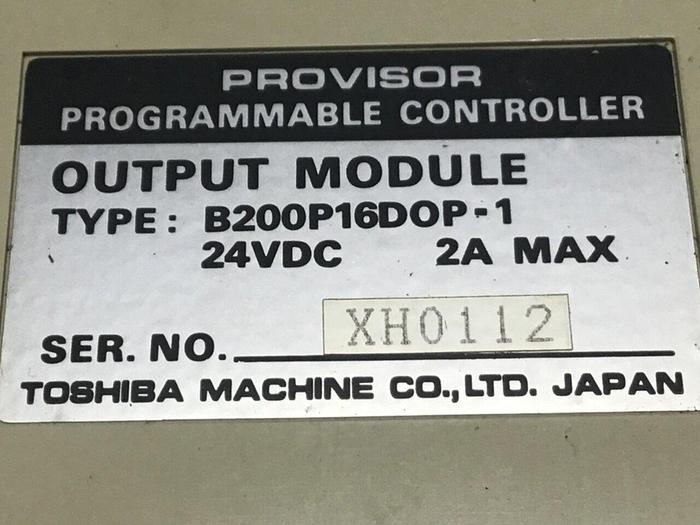 Used TOSHIBA Output Module B200P16DOP-1 #129607
