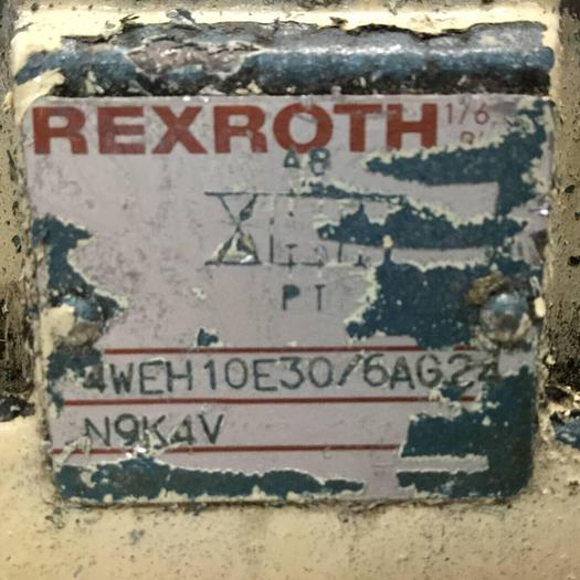 Used REXROTH Valve 4WEH10E306AG24N9K4V #93385