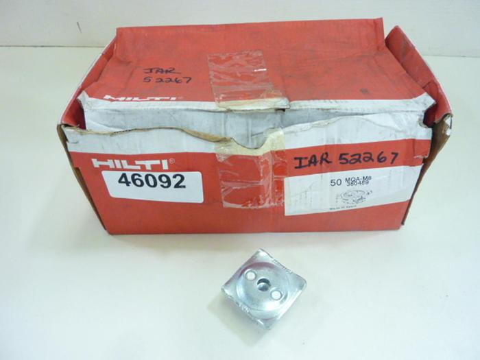 Used HILTI Saddle Nut Box of 41 MQA-M8 #46092