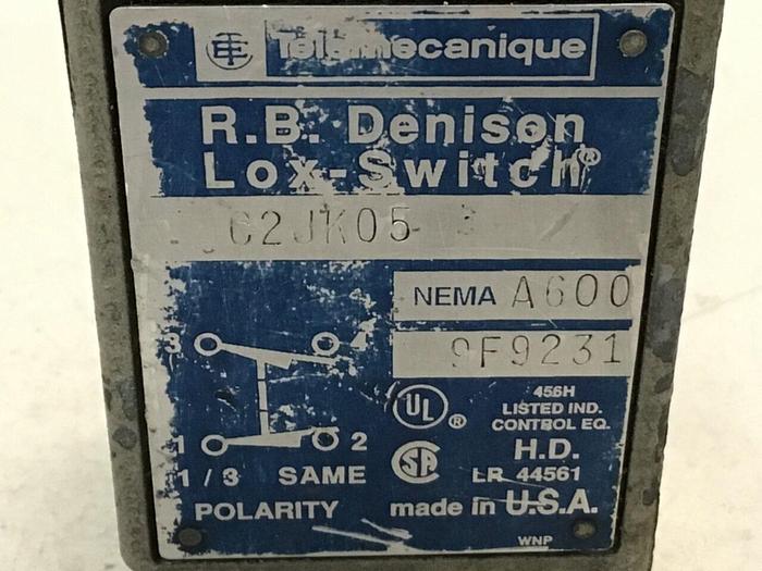 Used TELEMECANIQUE Lox-Switch C2JK05 #121782