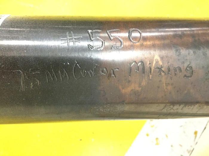 Used VAN DORN 75 mm Feed Screw FS75MM #107641