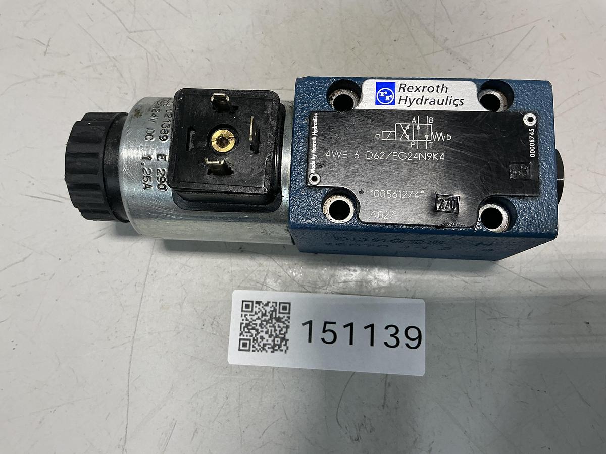 Used REXROTH 4WE 6 D62/EG24N9K4
