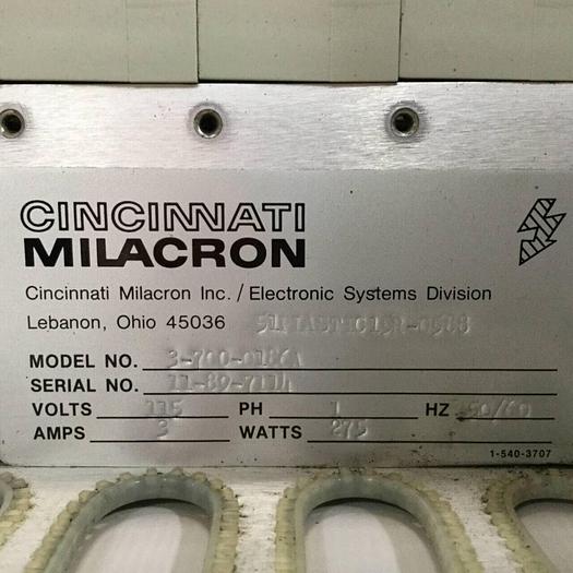 Used CINCINNATI MILACRON Card Rack 3-700-0186A Used