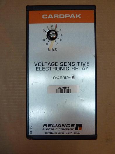 Used RELIANCE ELECTRIC Relay 0-49012-A #23157
