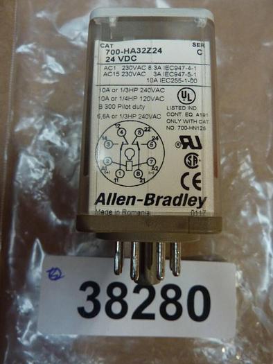 Used ALLEN BRADLEY Relay 700-HA32Z24 SER C #38280