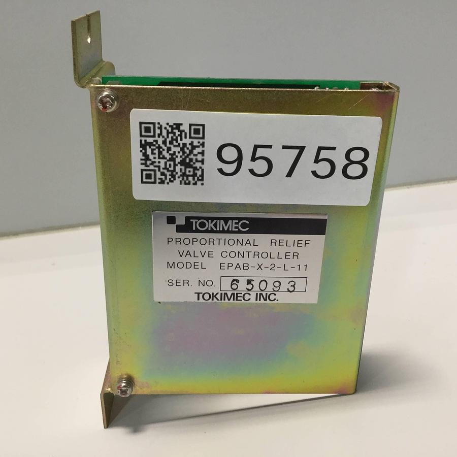 Used TOKIMEC Proportional Relief Valve Controller EPAB-X-2-L-11 Used