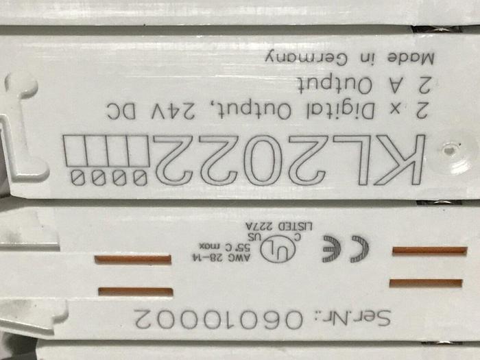 Used BECKHOFF Digital Output Module KL2022 #125223