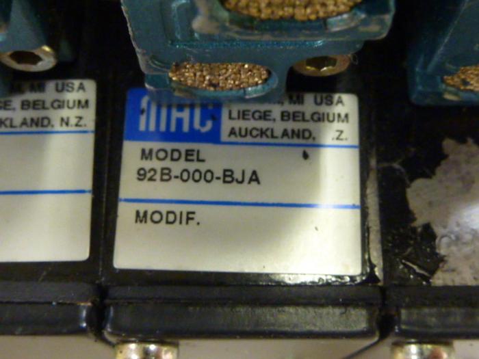 Used MAC Valves BLOCK852 Used