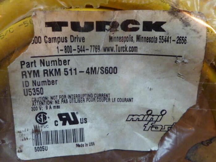 TURCK ELEKTRONIK Cable U5350 #29752
