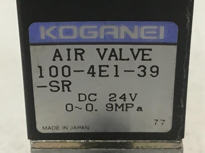 Used KOGANEI Air Valve 100-4E1-39-SR #124298