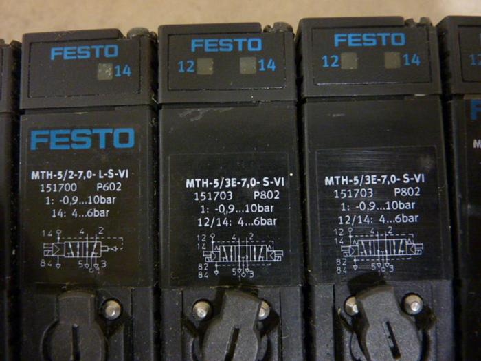 Used FESTO Control Block w/ Valves IFB8-03 #52808