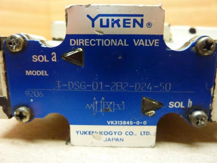 Used YUKEN Directional Valve T-DSG-01-2B2-D24-50 #38399