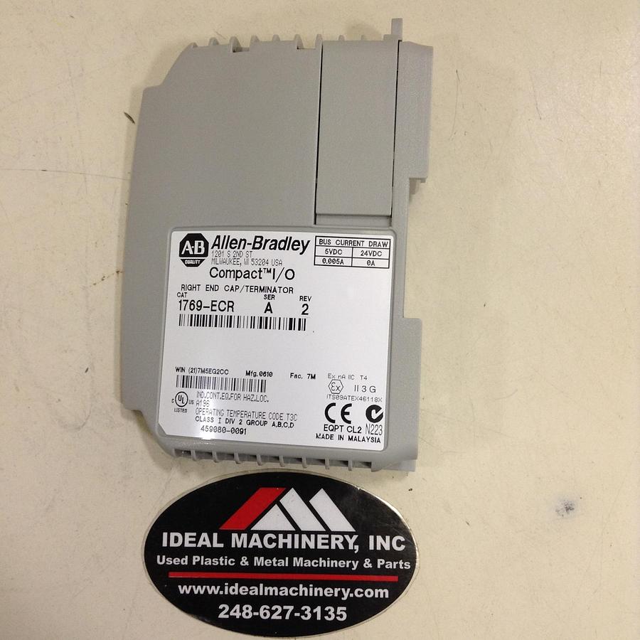 Used ALLEN BRADLEY Right End Cap 1769-ECR SER A Used