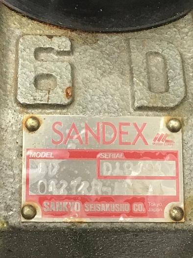 Used SANDEX Indexing Drive & Motor 6D04272R-LM3A1 Used