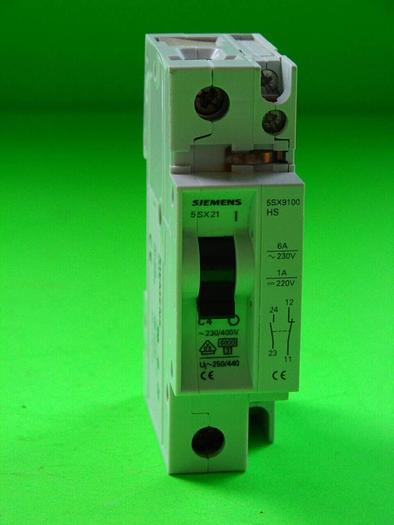 Used SIEMENS 4 Amp Circuit Breaker 5SX2C4 #55504