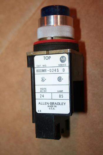 Used ALLEN BRADLEY Indicator Light 800MR-Q24S BLUE Used