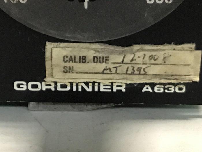 Used GORDINIER Temperature Control A630 USED