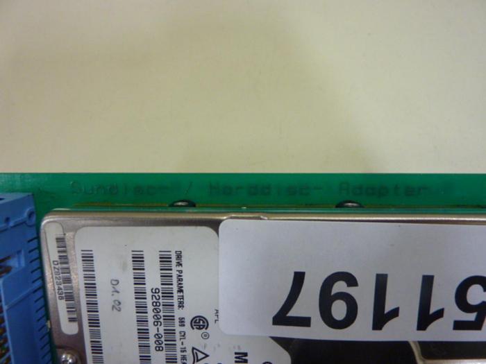 Used FERROMATIK MILACRON Hard Disc Adapter 1-96 514250 9530 #51197