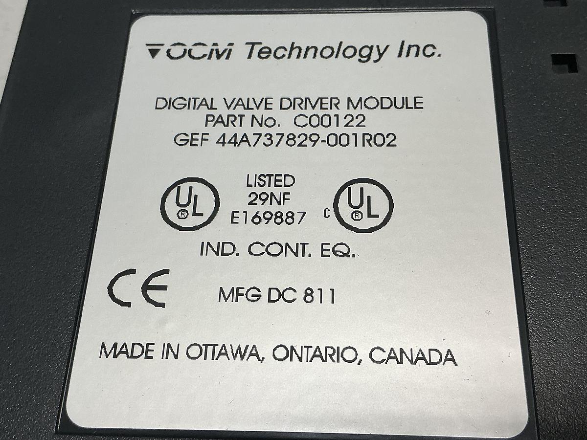 Used OCM TECHNOLOGY INC. GEF 44A737829-001R02