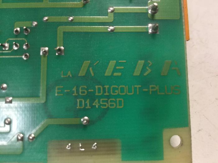 Used KEBA Engel Output Board E-16-DIGOUT-PLUS D1456D Used
