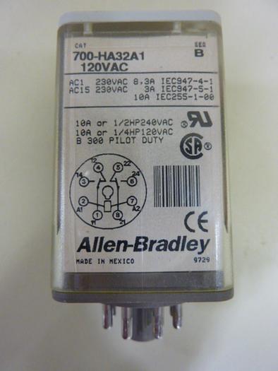 Used ALLEN BRADLEY Relay 700-HA32A1 SER B #59977