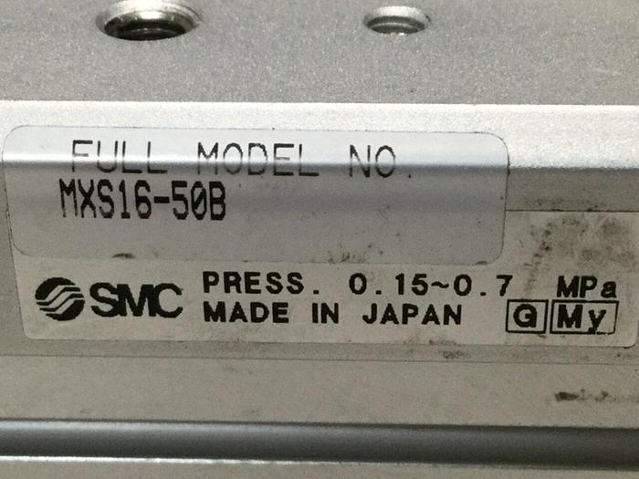 Used SMC Cylinder Slide Table MXS16-50B #108021