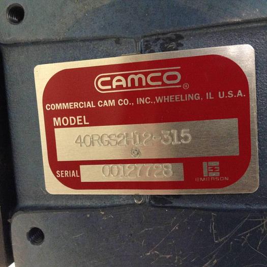 Used CAMCO Indexer w/ Gearmotor 40RGS2H12-315 USED
