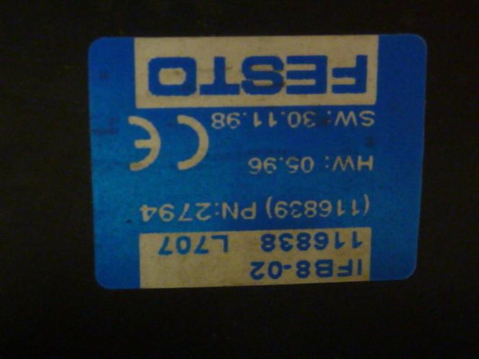 Used FESTO Control Block / Valve Terminal IFB8-02 #61268