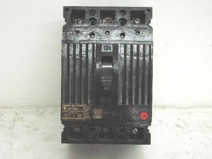 Used GE 50 Amp Circuit Breaker TED136050 #21329