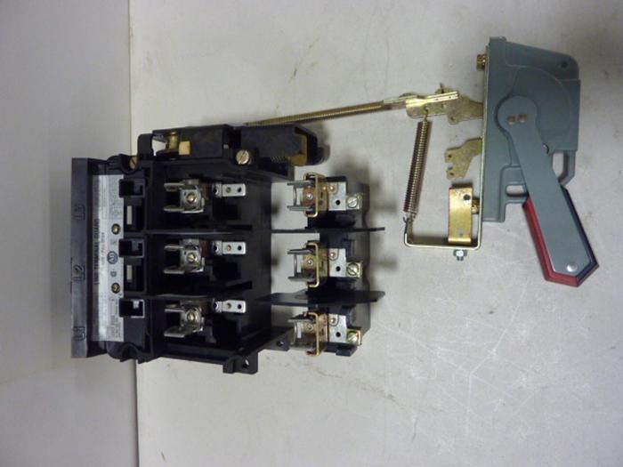 Used ALLEN BRADLEY 30 Amp Disconnect Switch 1494V-DS30 SER A #57395