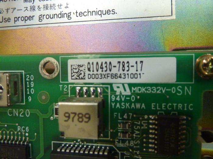 Used YASKAWA ELECTRIC Servo Pack CACR-UP20AAA Used