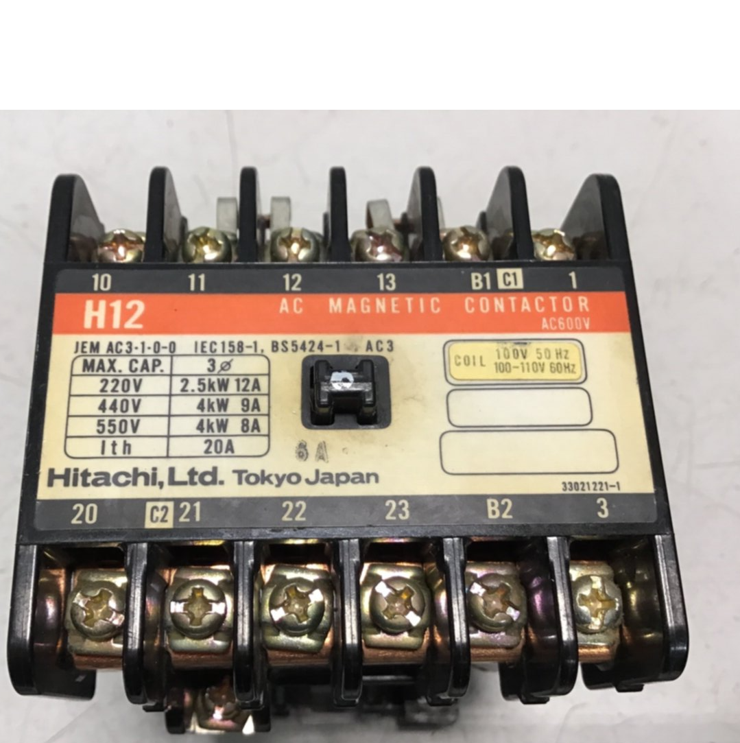 Used HITACHI AC Magnetic Contactor H12 USED