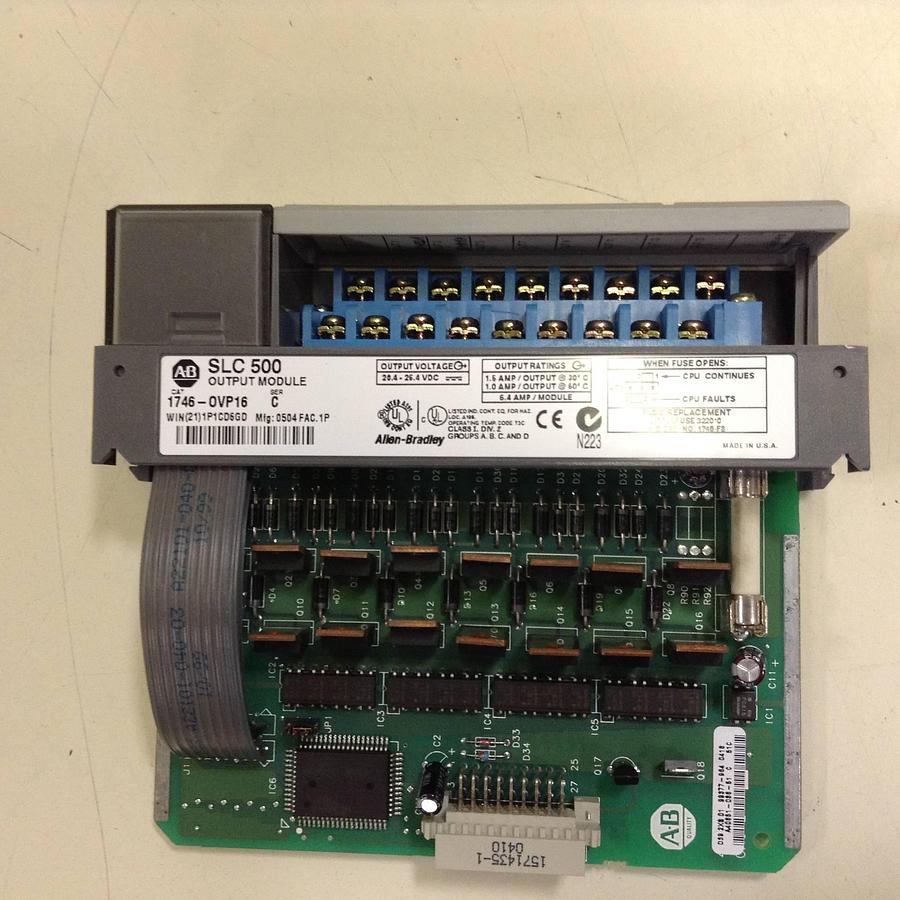 Used ALLEN BRADLEY Output Module 1746-OVP16 SER C USED