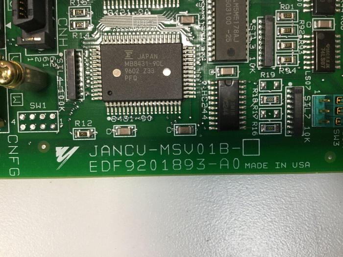 Used YASKAWA Circuit Board JANCU-MSV01B REV F01 #108475