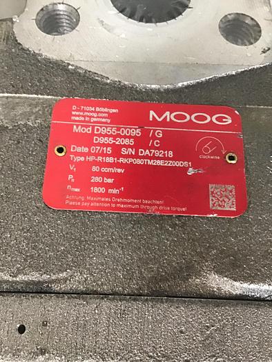 Used MOOG MULTIPLE Pump D955-0095/G Used #139180