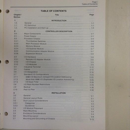 Used ALLEN BRADLEY Installation & Operation Manual 1775-6.7.1 #70857