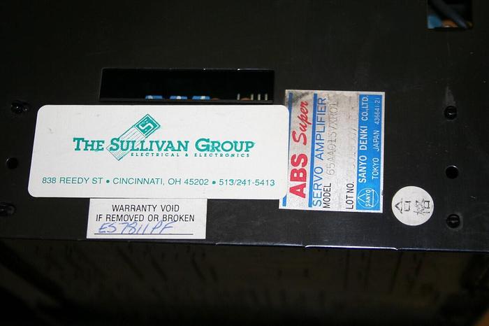 Used SANYO DENKI Servo Amplifier 65AA015VXR01 Used
