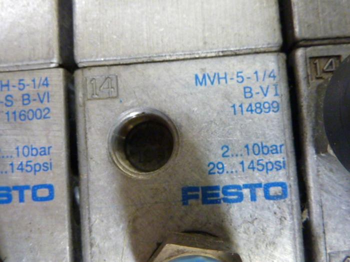 Used FESTO Control Block / Valve Terminal IFB8-02 #52855