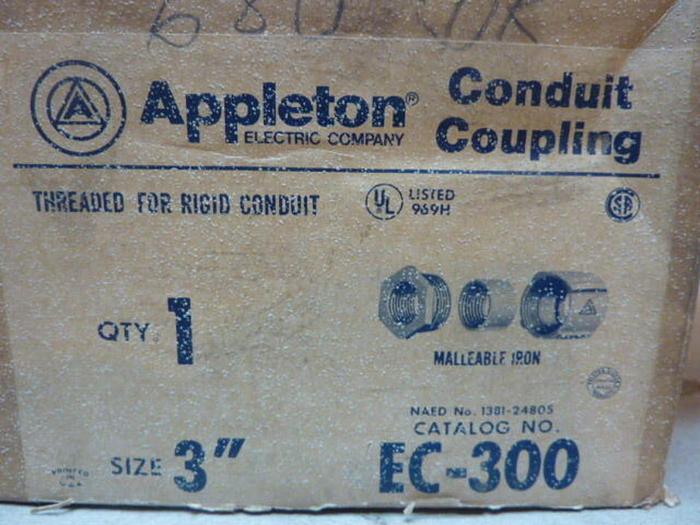 APPLETON Conduit Coupling EC-300 #30915