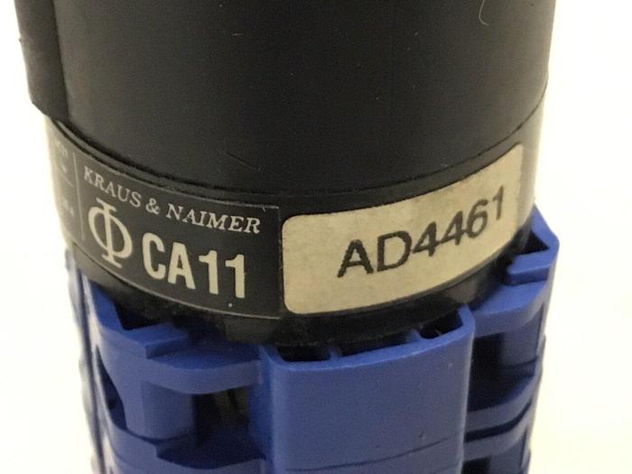 Used KRAUS & NAIMER Selector Switch CA11 AD4461 #120191