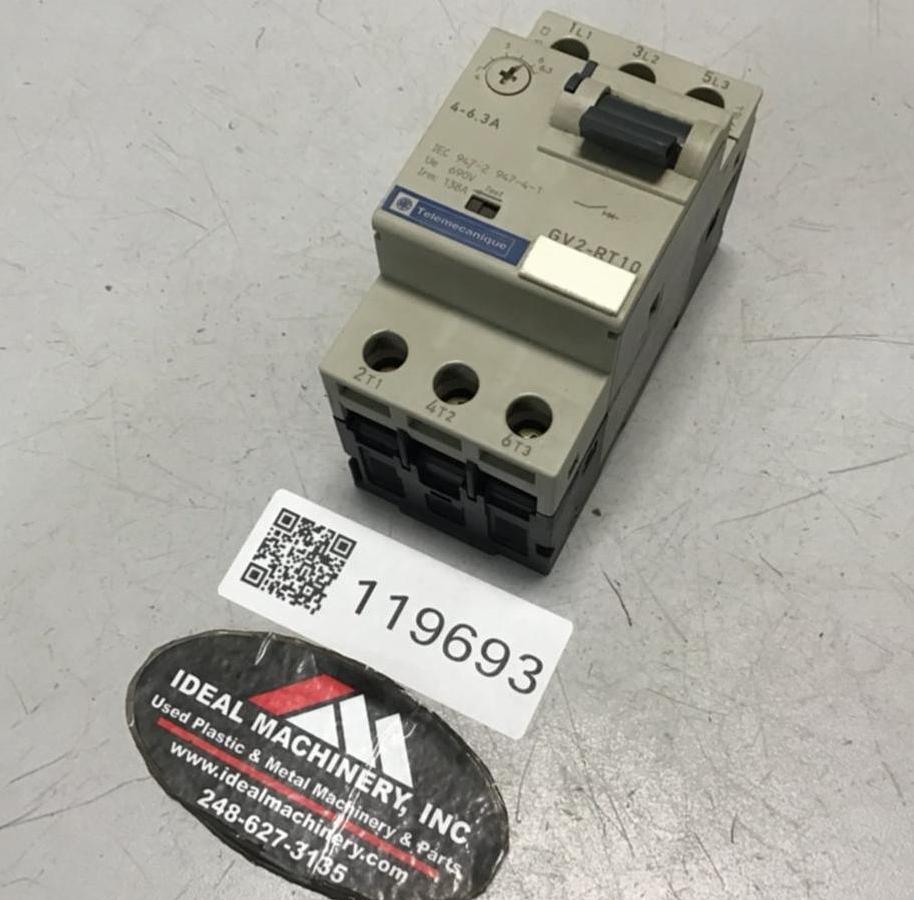 Used TELEMECANIQUE Motor Starter GV2-RT10 Used