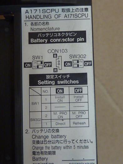 Used MITSUBISHI Motion Controller A171SC PU-S3 Used