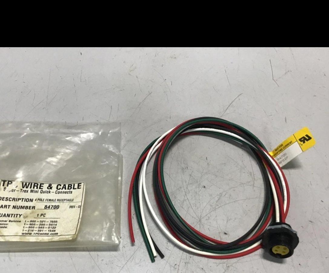 TPC WIRE & CABLE Cord Set 84700 NEW